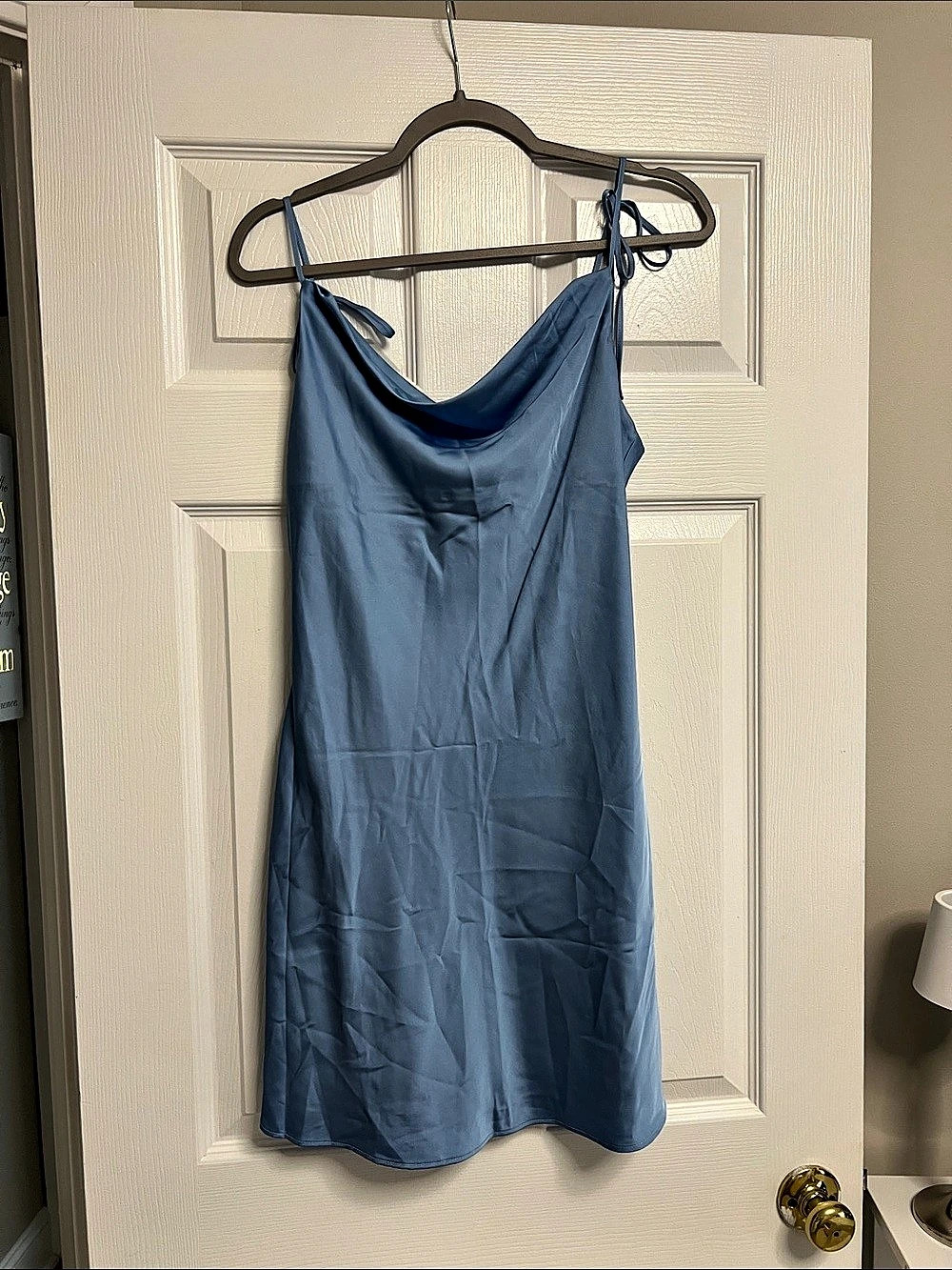 Abercrombie & Fitch Blue Slip Dress Size Medium NWT